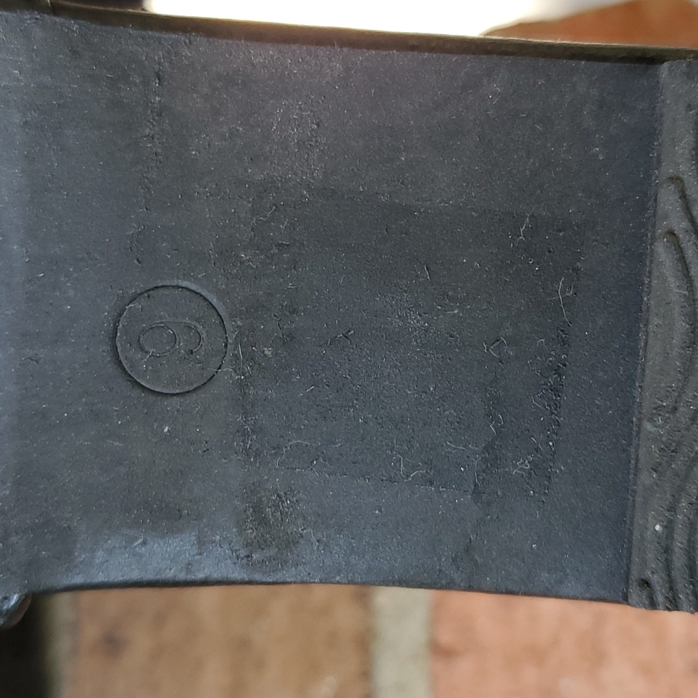 Leather platform sandals, sz. 9+ - Picture 9 of 11